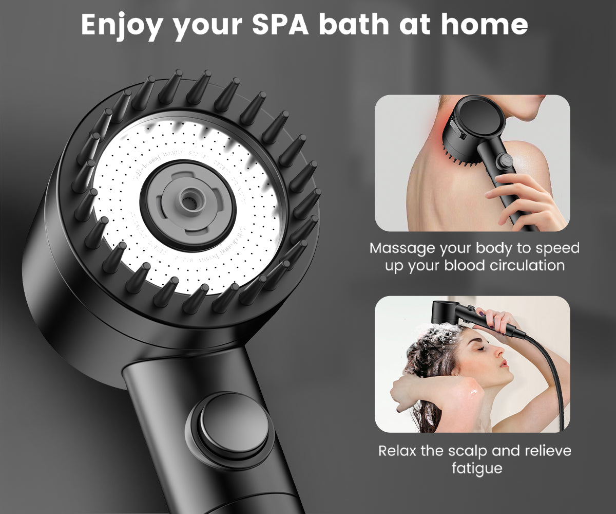 FEELSO DY4 Massage Handheld Filter Showerhead